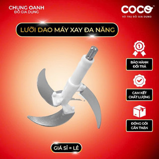 Lưỡi Dao Thay Thế Máy Xay Thuỷ Tinh Misu Louis Cao 15cm, Lưỡi Dao Dự Phòng 4 Cánh Inox