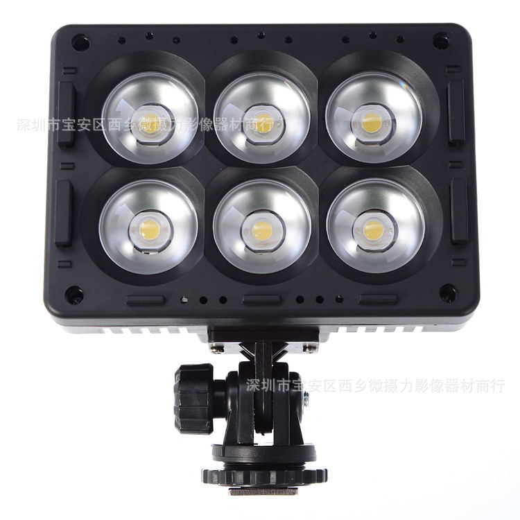 Đèn Led Quay phim T6C, Zifon Videolight ZF3000 (kg pin kg sạc) Giải Pháp Chiếu Sáng Hoàn Hảo để Quay