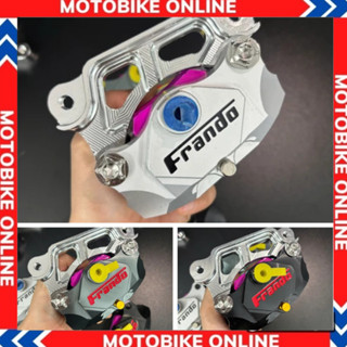  Heo Dầu Frando 2 Piss Đối sứng hàng A50 Kèm Pad CNC nguyên khối  Kèm 2 ốc salyaza 8li25  