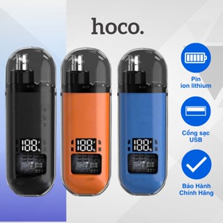 Máy cắt tỉa lông mũi HOCO UK cho nam nhỏ gọn, vệ sinh sạch sẽ sử dụng pin sạc kết hợp màn hình led