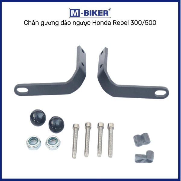 Chân gương đảo ngược Honda Rebel 300/500 chính hãng M-Biker