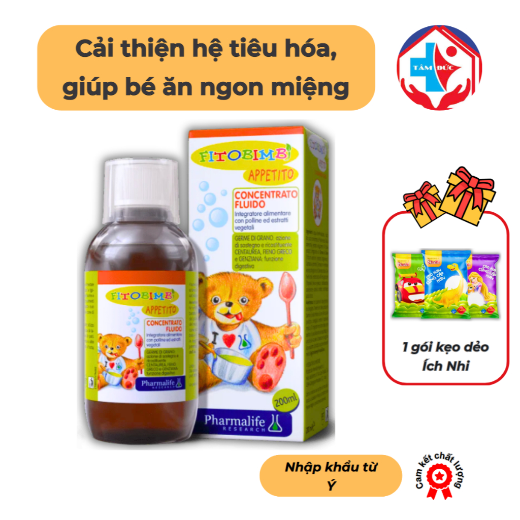 Fitobimbi Appetito - Cải thiện hệ tiêu hóa, giúp bé ăn ngon miệng
