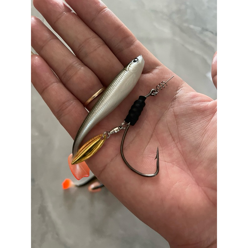 mồi NFF cao cấp phiên bản mới, kèm lưỡi móc ( size 9cm, 7cm)