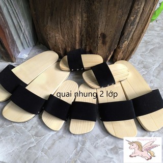 Guốc Gỗ Cho Bé Số 1 Đến 9 ( đế cao su 2 lớp )