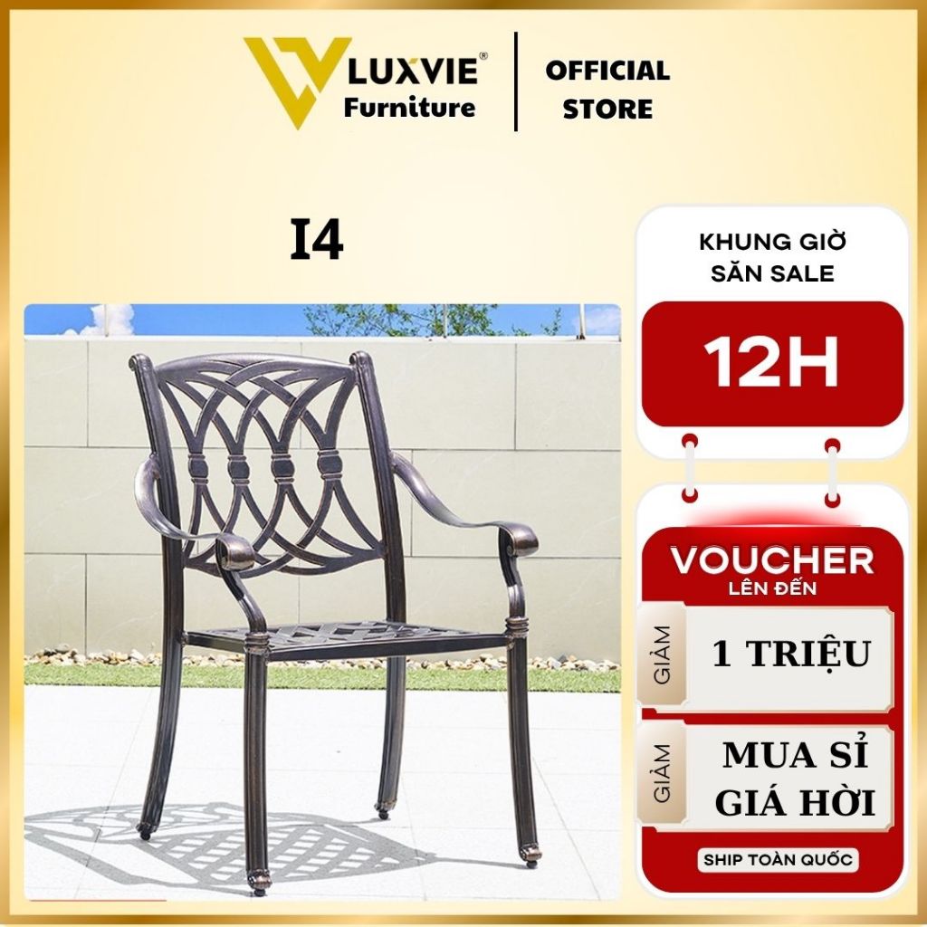 Ghế Ngoài Trời Nhôm Đúc I4