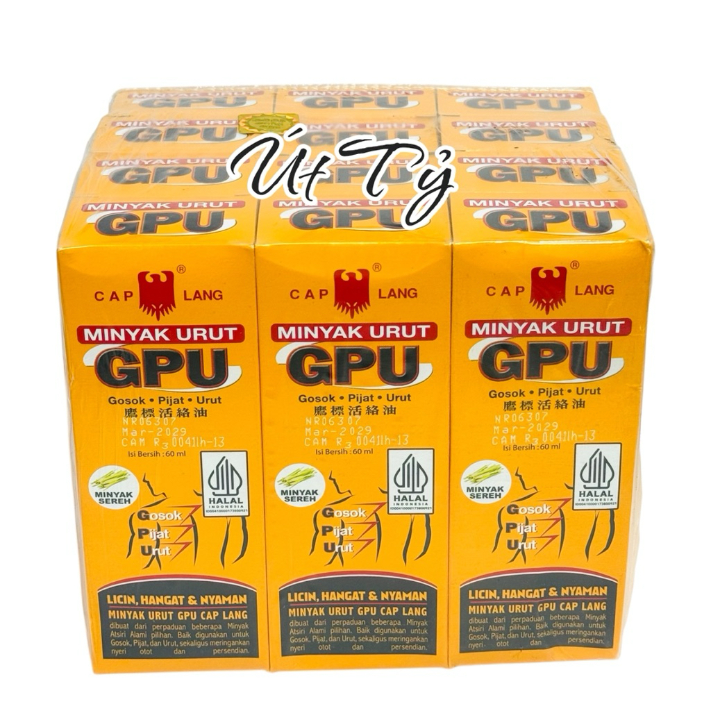 COMBO 12 CHAI DẦU GỪNG GPU