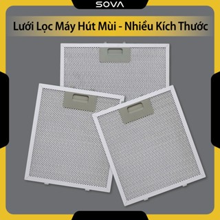 Tấm lưới lọc mỡ máy hút mùi 3 lớp nhôm – Nhiều kích thước, phụ kiện thay thế máy hút khói nhà bếp