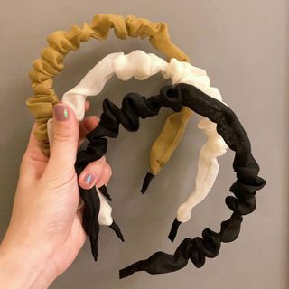 Bờm tóc nhún tiểu thư  nhiều màu 1012N