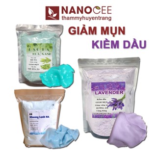 Bột Đắp Mặt Nạ Giảm Mụn, Kiềm Dầu: Khoáng Lạnh, Bạc Hà, Vàng 24k, Ngũ Hoa, Oải Hương, Yến Mạch