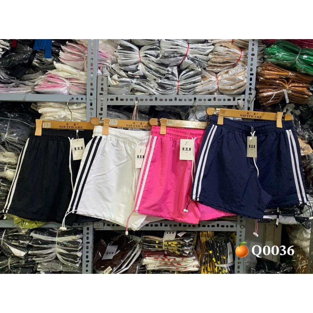 Quần đùi nữ dù dây rút chạy viền thể thao lưng cao phom đẹp | Quần short nữ chạy viền thể thao năng động | BigBuy360 - bigbuy360.vn