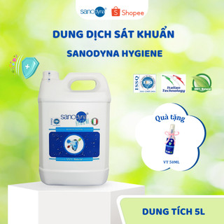  Nước diệt khuẩn Sanodyna đạt tiêu chuẩn Châu Âu ECA - Công nghệ Italy  Dung tích 5L  
