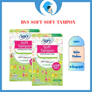 Băng vệ sinh TAMPON SOFY Nhật Bản Siêu thấm hút 9 Miếng MECAHEO