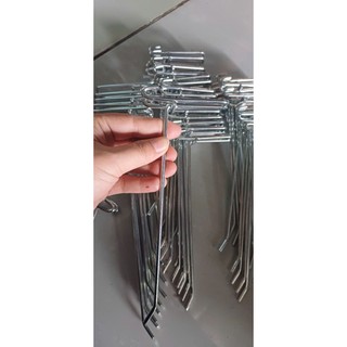 Combo 10 -Móc treo lưới vuông VT4401-4li - mạ kẽm