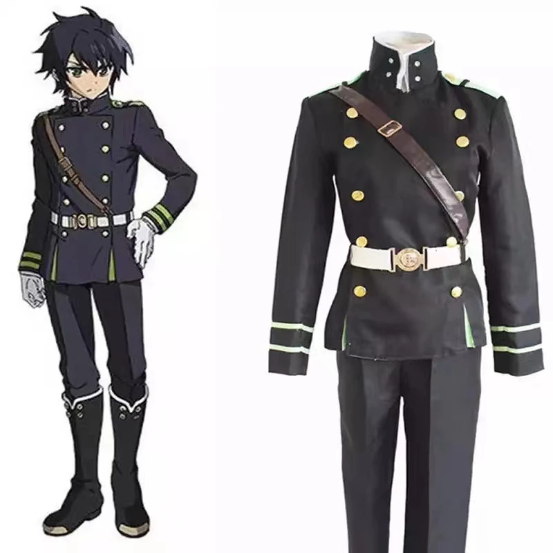 Seraph Of The End Owari no Seraph Yuichiro Hyakuya Đồng phục Anime Cosplay Trang phục bộ đầy đủ Tran