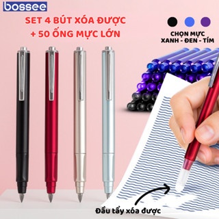 Bút Máy Xóa Được, Bút Máy Tập Viết Cho Học Sinh – Ngòi EF Nét Nhỏ, Ống Mực Thay Thế, Có Định Vị Tay Cầm, Dễ Tẩy Xóa