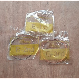 Combo 3 dây lẻ guitar số 1, số 2, số 3