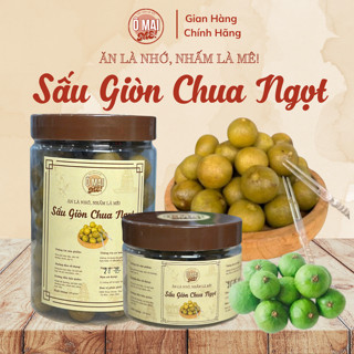 Ô mai sấu giòn chua ngọt, sấu giòn chua cay cod hạt, hàng mới giòn ngon hũ 500g - Ô MAI MÊ omaimee