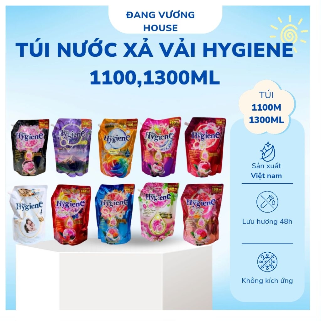 Nước Xả Vải Hygine Thái Lan 1000ml EXPER CARE đậm đặc lưu hương lâu( túi lớn)