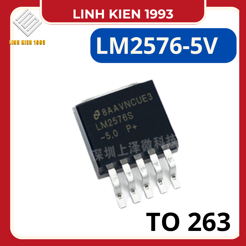 [ SET 2 CON ] IC Nguồn LM2576 5V 3A chân dán SMD Step-Down Buck Converter – Chính Hãng