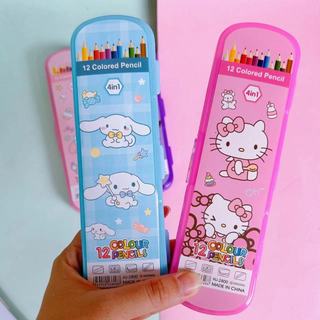 10 chiếc Bút chì chuốc họa tiết siêu nhân ô tô kurumi đáng yêu
