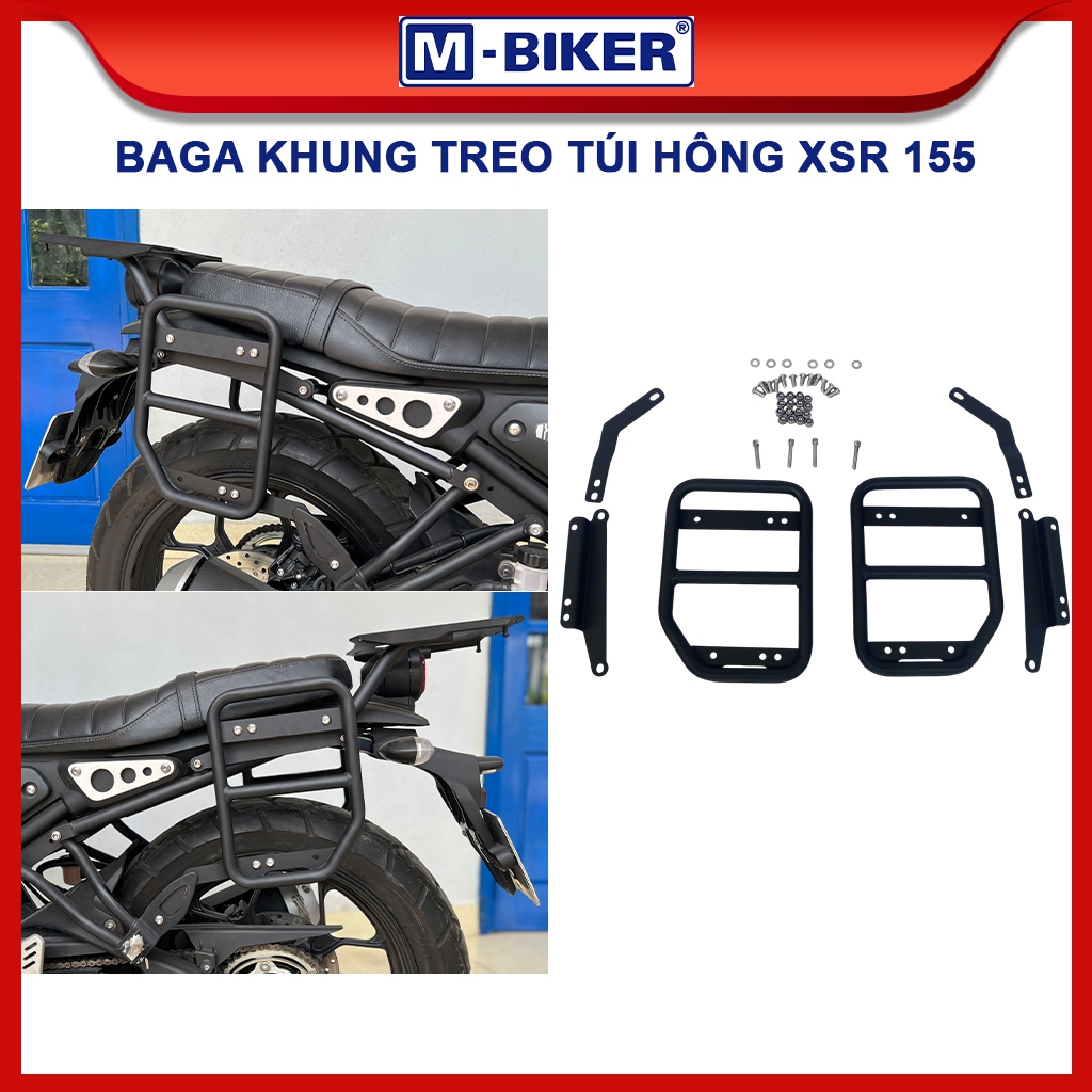 Phụ kiện XSR 155 Khung treo túi hông, Khung treo bình xăng dự phòng dành cho Yamaha XSR 155