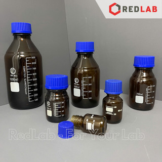  Chai Nâu nắp vặn xanh ONELAB 100 250 500 1000 ml - GL45 chai thuỷ tinh soda-lime đựng mẫu thí nghiệm kị sáng có VAT 