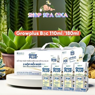 Nutifood Growplus Bạc 110ml/180mlThùng 24 hộp sữa pha sẵn tăng chiều cao cho bé date mới