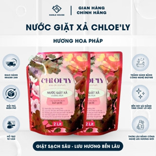  Nước giặt xả 2in1 Enzyme sinh học Chloe'ly 2000ML nước giặt hương nước hoa Pháp thơm lâu 