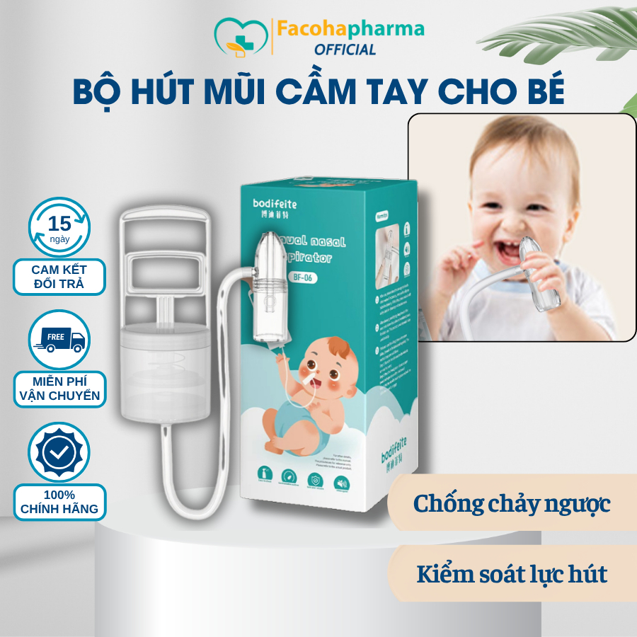  Dụng cụ hút mũi cho bé sơ sinh đồ hút mũi cầm tay thông mũi cho bé an toàn vệ sinh và tiện lợi thích hợp cho mùa đông 