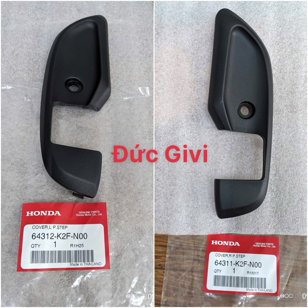 Ốp nhựa gác chân sau xe Scoopy đời 2021-2024 (không gắn được cho scoopy 2025)