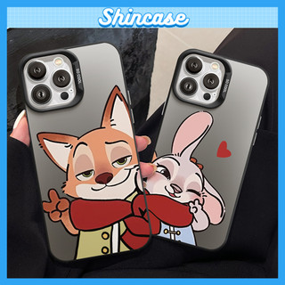  Ốp Lưng iPhone Couple Cáo Thỏ IMD Cứng Nhám Chống Sốc Bảo Vệ Camera - iP 7 8 X XS 11 12 13 14 15 16 17 Plus Pro Max Air 