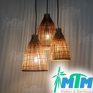 Đèn tre MTDT68 - Đèn mây tre, Đèn trang trí, Đèn treo thả