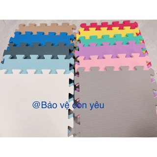 [ MIẾNG LẺ ] - Thảm xốp đơn màu cho bé - ( 30cmx30cmx1cm) - Smile Puzzle Không Mùi
