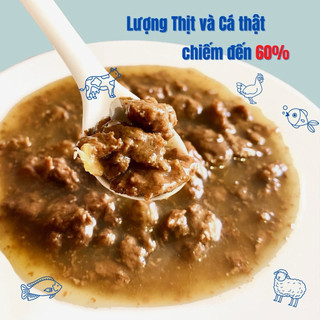 Pate mèo Snappy Tom vị cá trích, gà, cá ngừ giàu dinh dưỡng giá rẻ lon 400g
