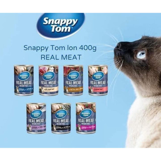 Pate mèo Snappy Tom vị cá trích, gà, cá ngừ giàu dinh dưỡng giá rẻ lon 400g