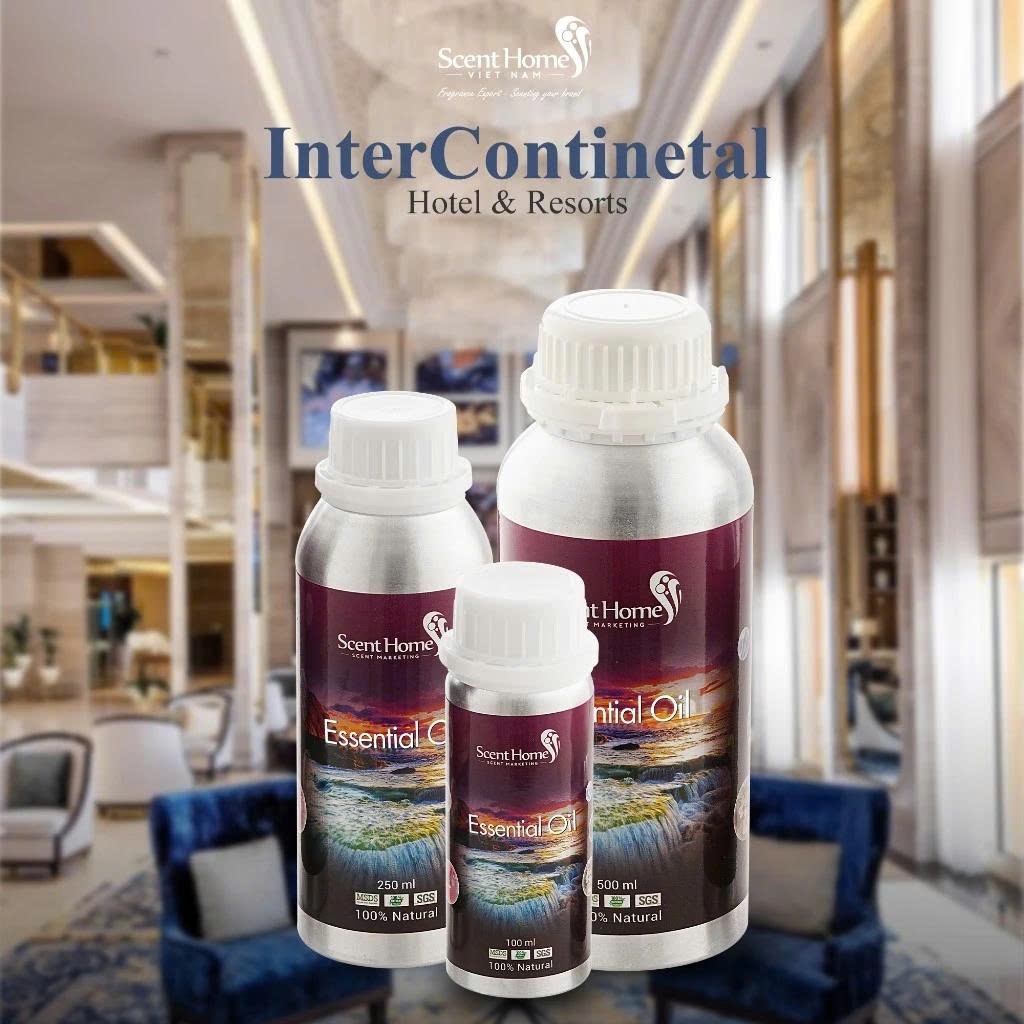 Tinh dầu 𝐒𝐜𝐞𝐧𝐭 𝐇𝐨𝐦𝐞𝐬 mùi hương InterContinetal Hotel thể tích 100ml