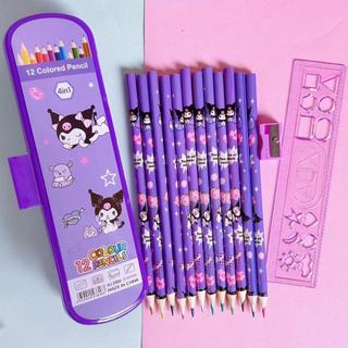 10 chiếc Bút chì chuốc họa tiết siêu nhân ô tô kurumi đáng yêu