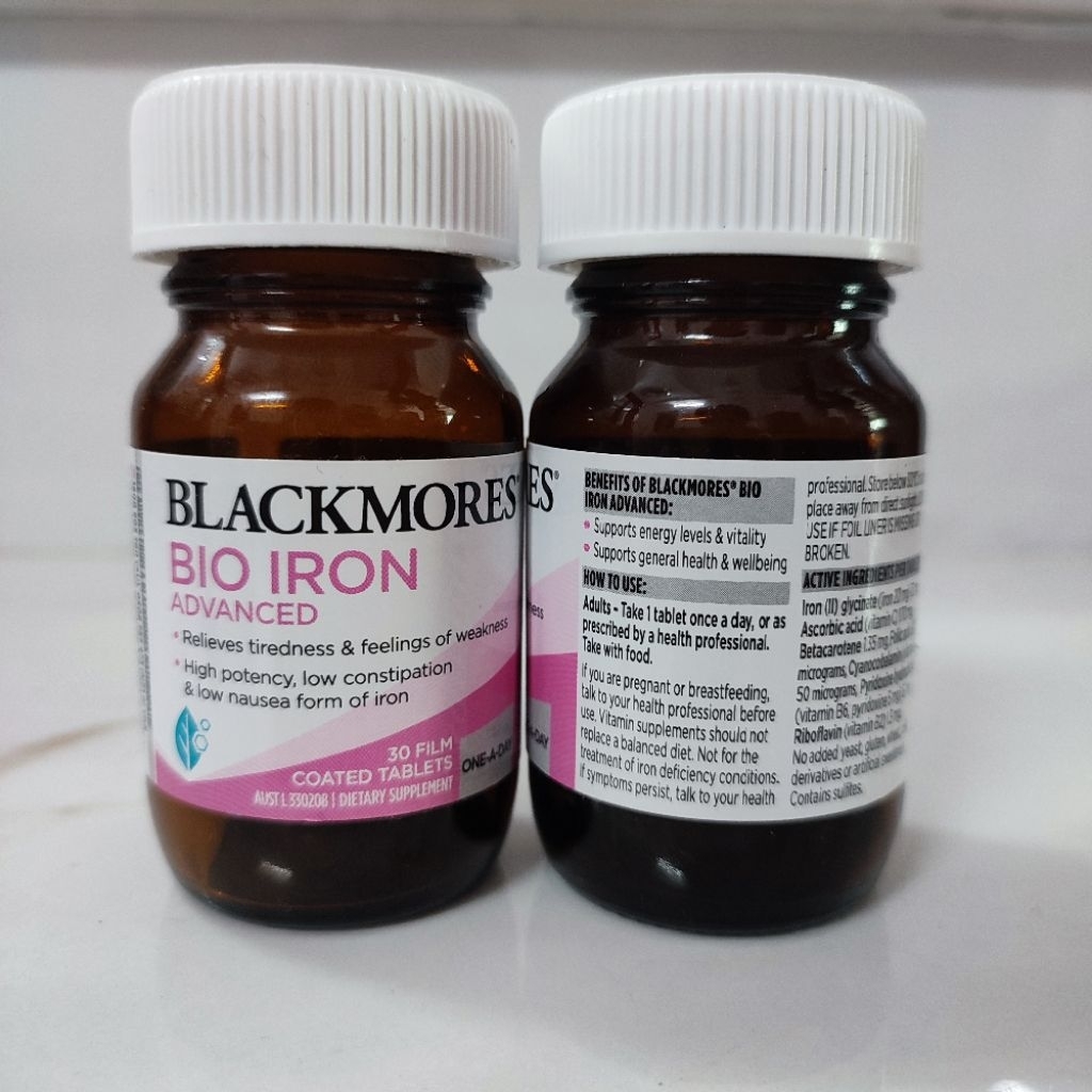 Viên sắt tự nhiên Bio iron advance blackmores 30v
