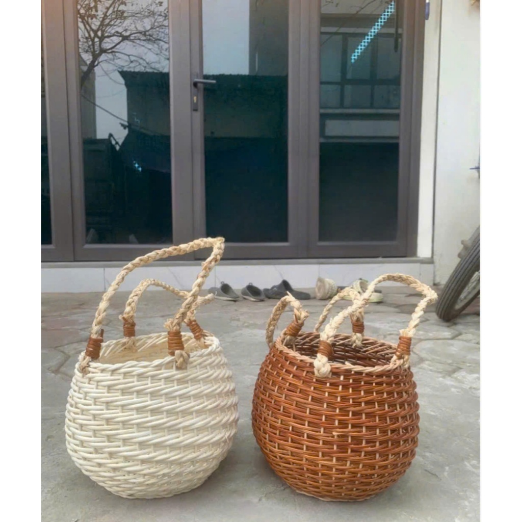 Combo 10 giỏ chum quai cói 0303