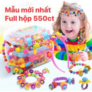    Giá Ưu Đãi   Đồ Chơi Lắp Ghép Xâu Hạt 550 Chi Tiết Cho Bé Làm Vòng Tay Vòng Cổ Bờm Tóc Kèm Phụ Kiện 
