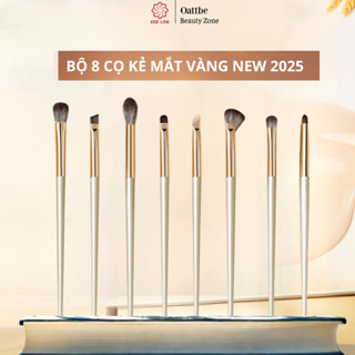  Bộ cọ makeup 8 cọ kẻ mắt Eyeliner chi tiết cọ tạo khối cọ che khuyết điểm 