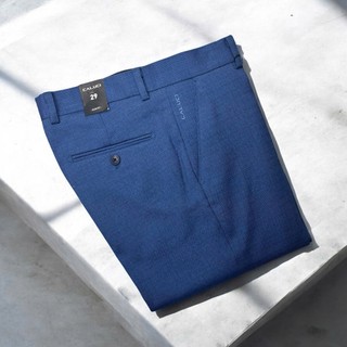 Quần tây (quần âu) CALUCI CBTR14 màu đen/xanh biển Slimfit
