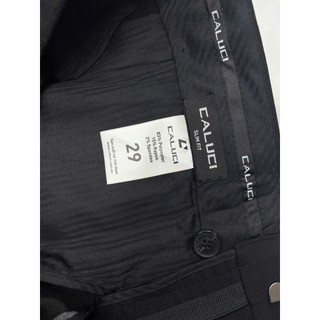 Quần tây (quần âu) CALUCI CBTR14 màu đen/xanh biển Slimfit