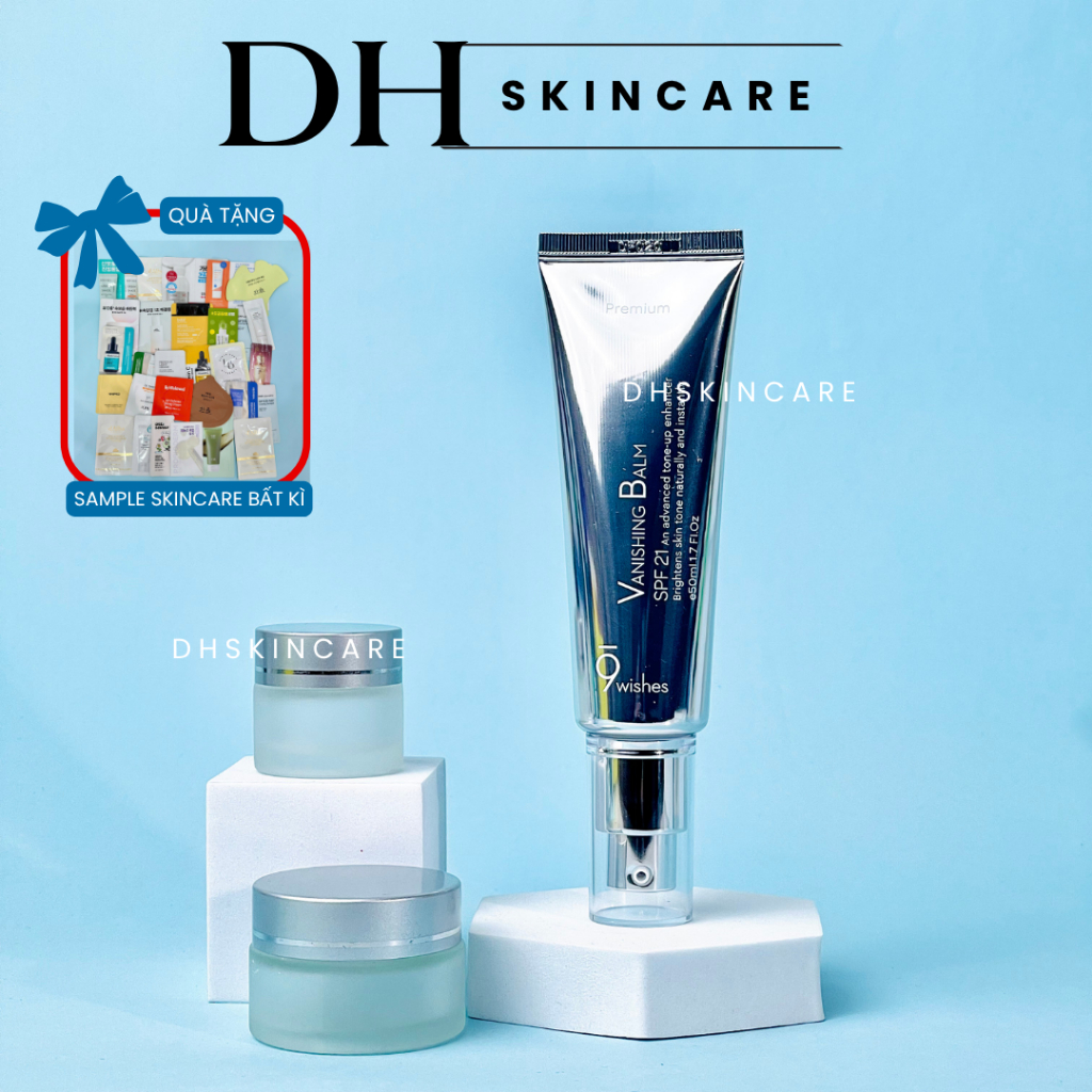 Kem Dưỡng Nâng Tone Da 9wishes Vanishing Balm Premium SPF21 50ml Dhskincare