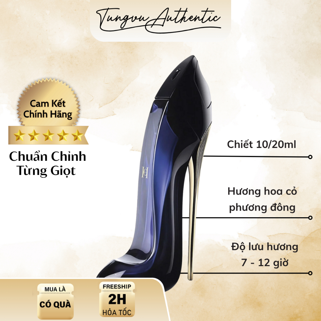 Good Girl Guốc Đen EDP | Nước Hoa Nữ | Cuốn hút, Gợi cảm, Lôi cuốn, - TV43
