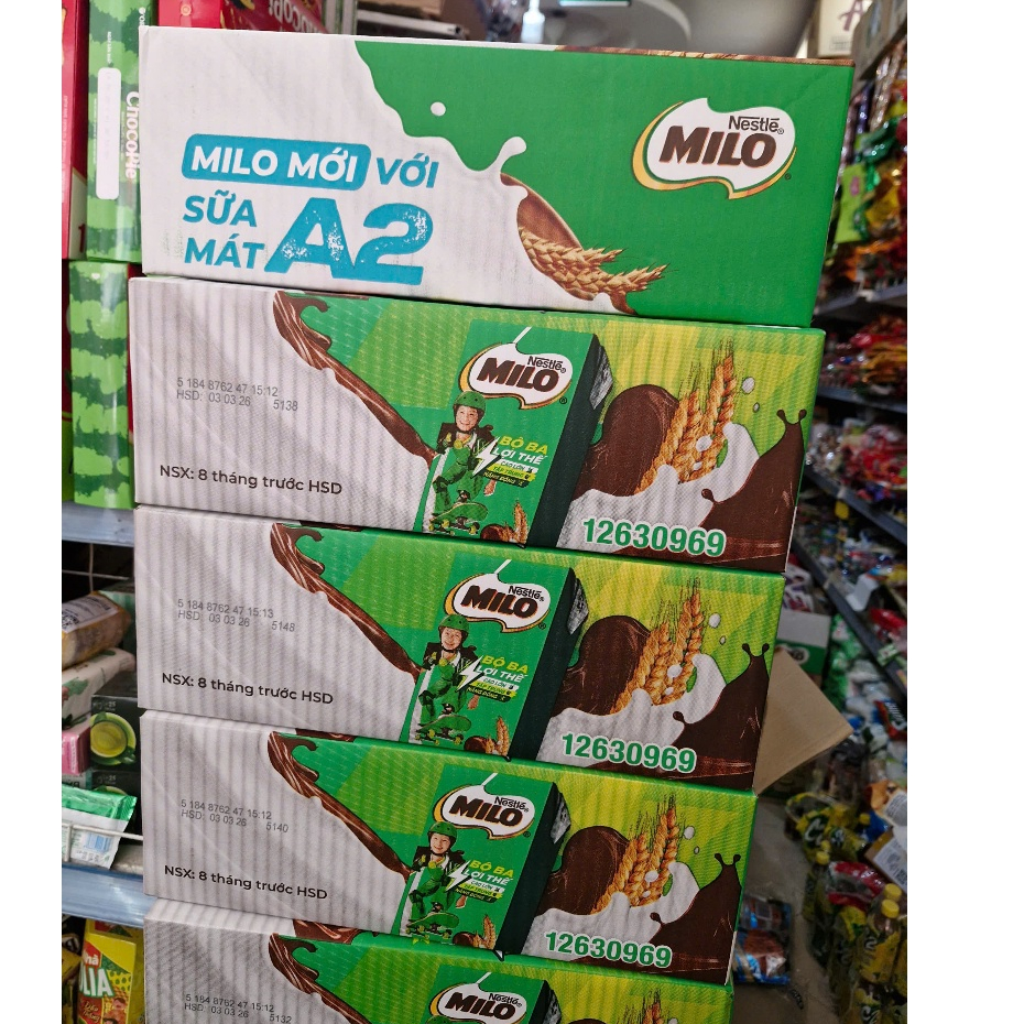 Thùng 24 hộp Sữa MiloThường  / Milo Sữa Mát A2 Các Loại