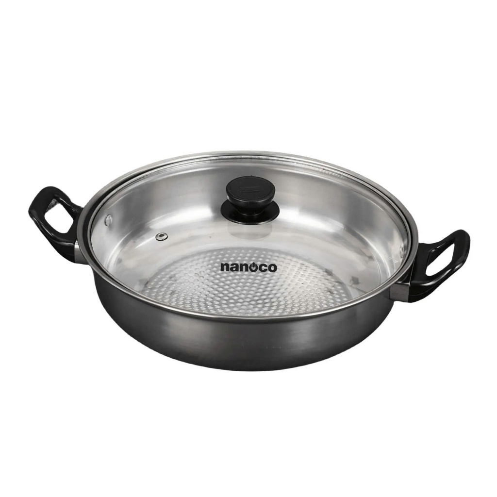 Nồi lẩu inox đơn Nanoco NCWY320 , 320 gam