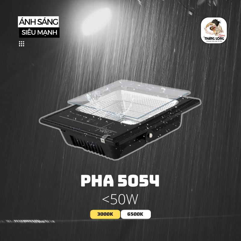 Bộ đèn Pha COB 5054 (by MD Led Lighting), (công suất: 10W/20W/30W/50W), (ánh sáng: vàng/trắng)