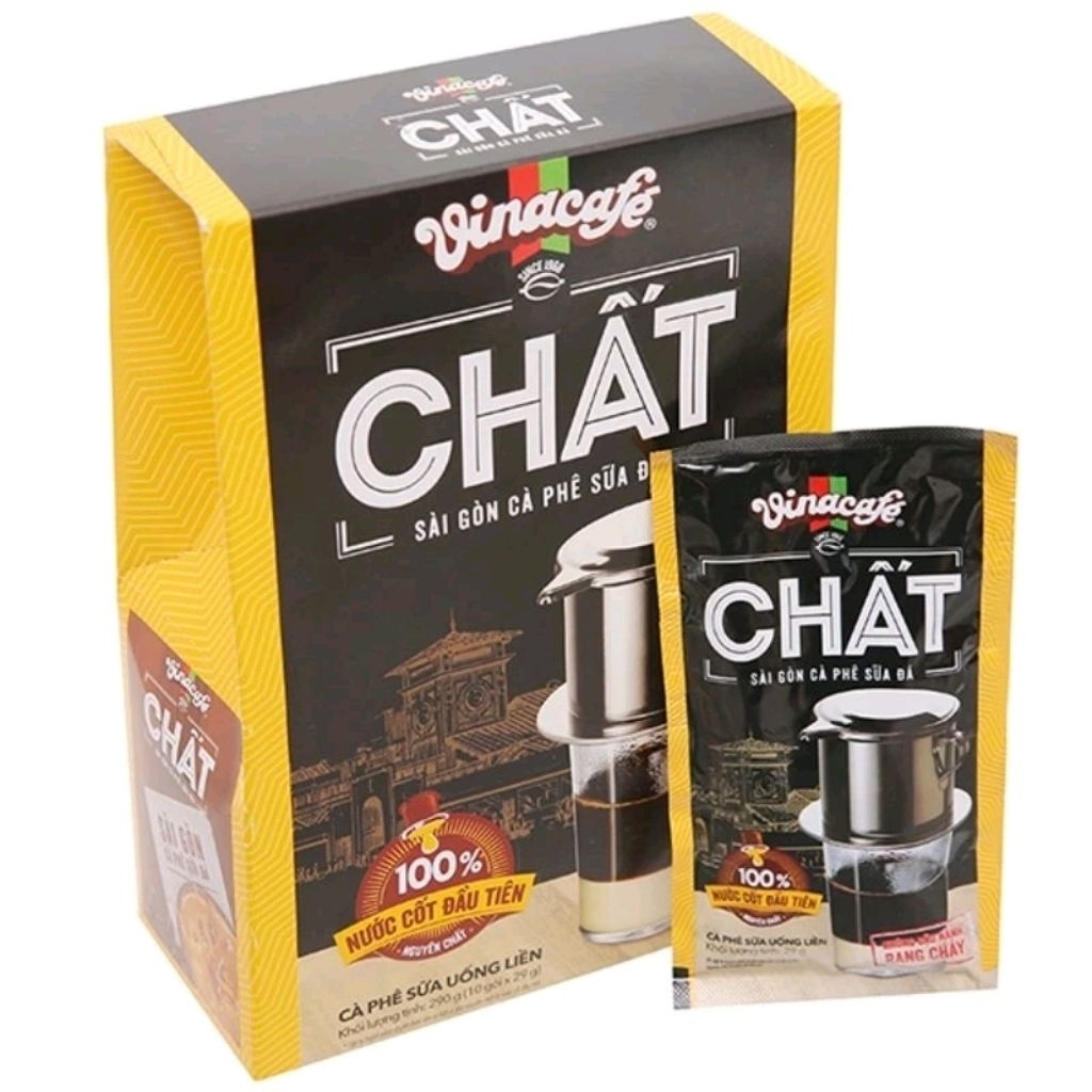 Cà Phê Sữa Chất Thơm Ngon Vinacafe (10gói x 29g) DATE MỚI