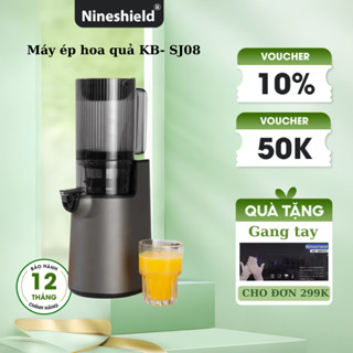 Máy ép trái cây Nineshield SJ08 công suất 250W miệng ép lớn ép trái cây kiệt bã bảo hành 12 tháng